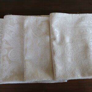 2 Sets pf 4 Ea. Cream Napkins, Luncheon and Dinner Linens